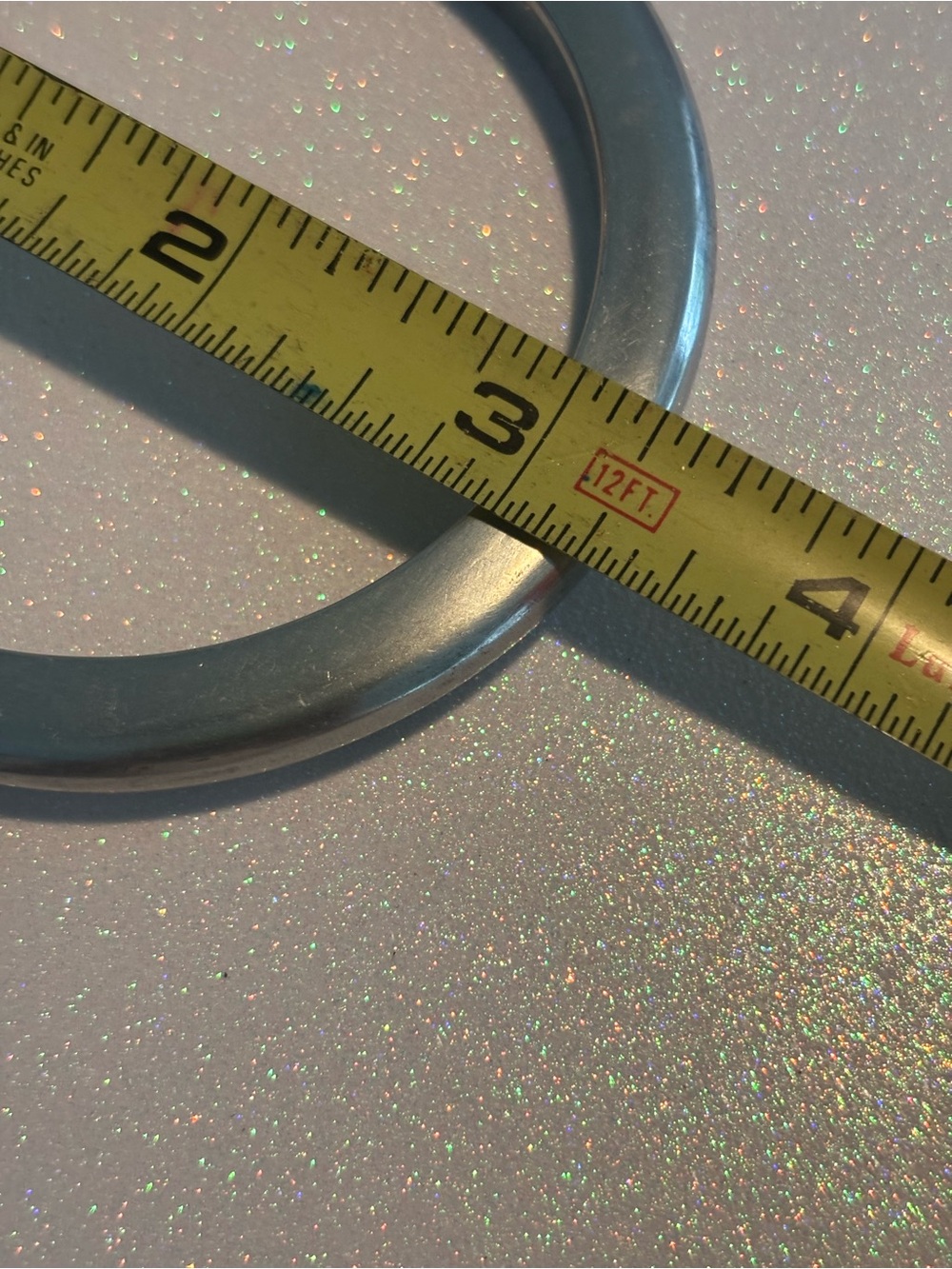 Vintage Aluminum (?) Bangle - Picture 4 of 4